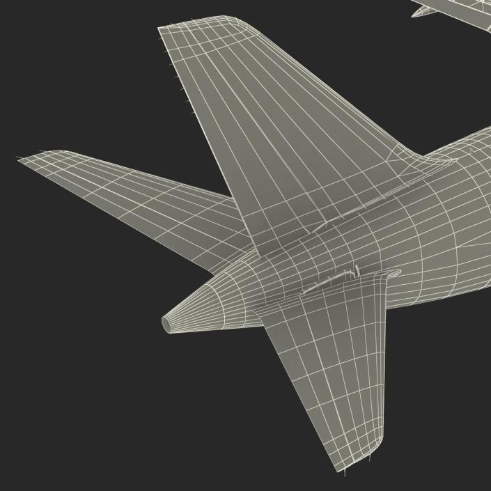 3D Boeing 787-8 Dreamliner Generic Rigged model