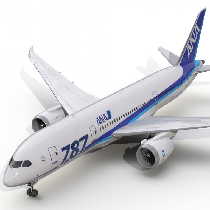 Boeing 787-8 Dreamliner All Nippon Airways 3D