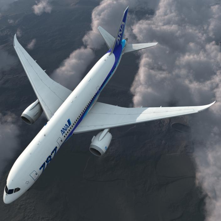 Boeing 787-8 Dreamliner All Nippon Airways 3D