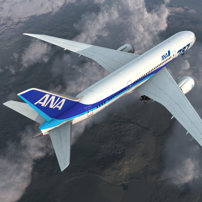 Boeing 787-8 Dreamliner All Nippon Airways 3D