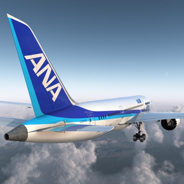 Boeing 787-8 Dreamliner All Nippon Airways 3D