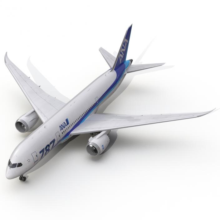 Boeing 787-8 Dreamliner All Nippon Airways 3D