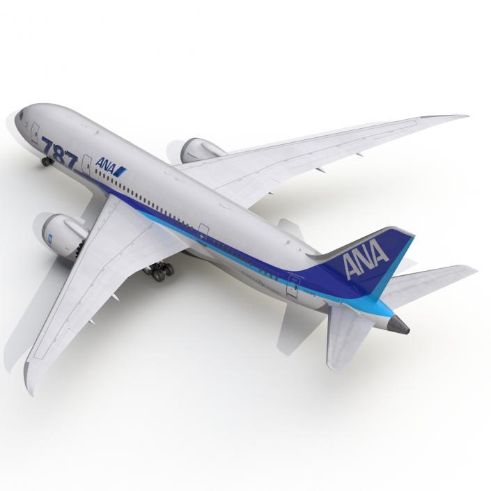 Boeing 787-8 Dreamliner All Nippon Airways 3D