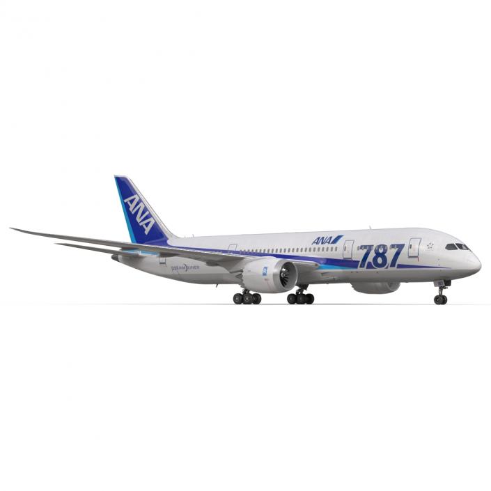 Boeing 787-8 Dreamliner All Nippon Airways 3D