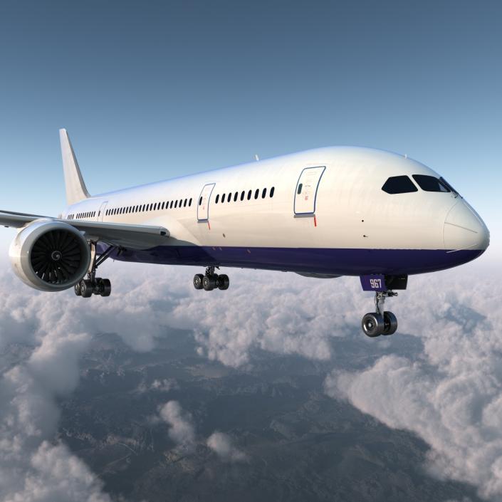 3D Boeing 787-8 Dreamliner Generic