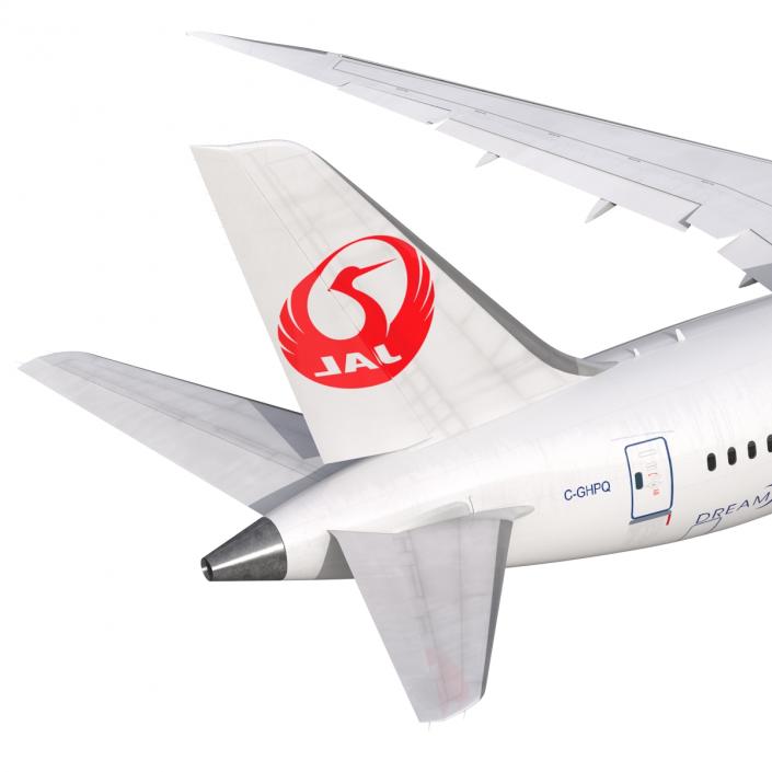 3D Boeing 787-8 Dreamliner Japan Airlines model