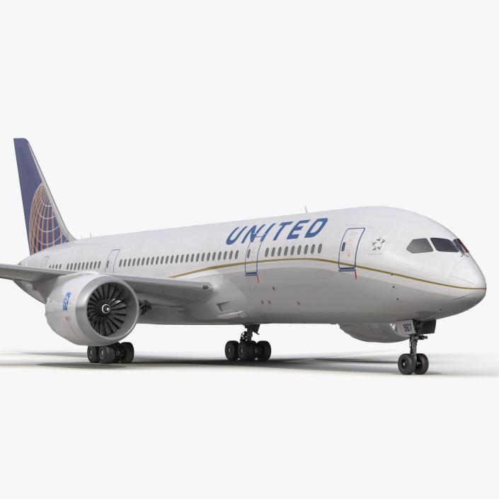 3D model Boeing 787-8 Dreamliner United