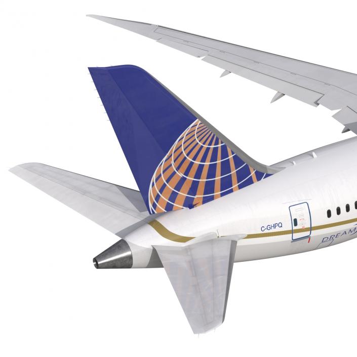 3D model Boeing 787-8 Dreamliner United