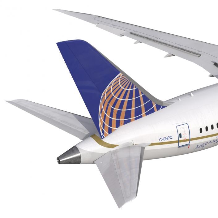 3D model Boeing 787-8 Dreamliner United