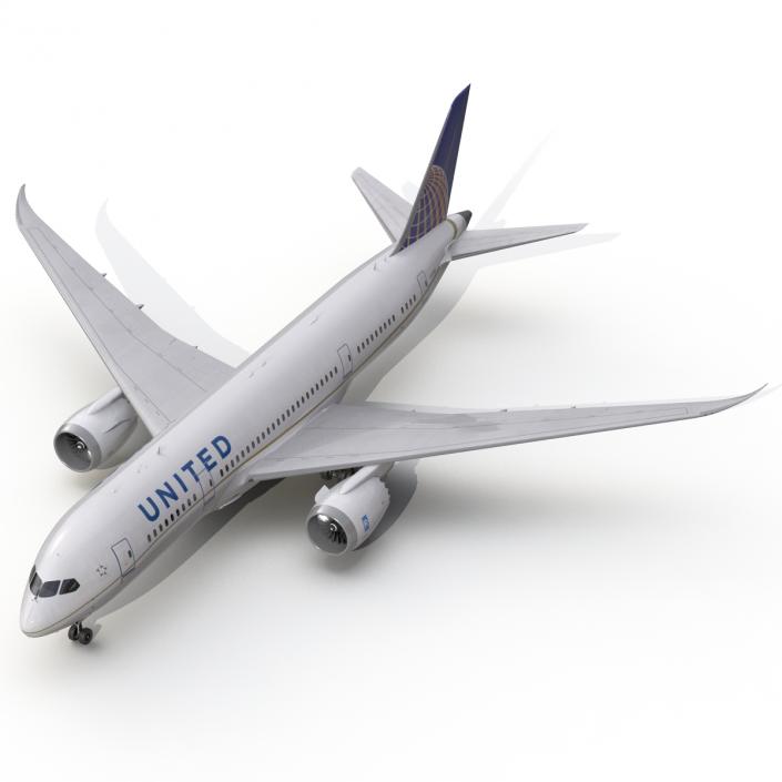 3D model Boeing 787-8 Dreamliner United