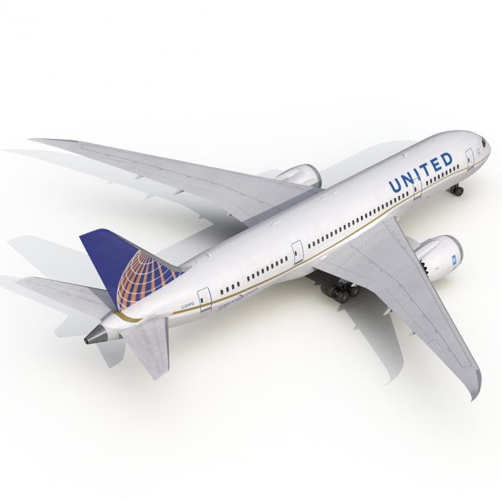 3D model Boeing 787-8 Dreamliner United