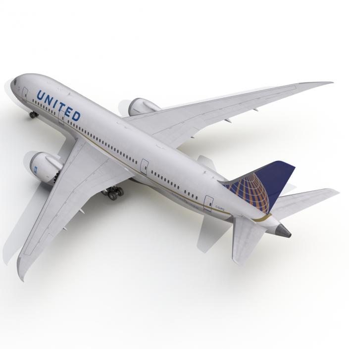 3D model Boeing 787-8 Dreamliner United