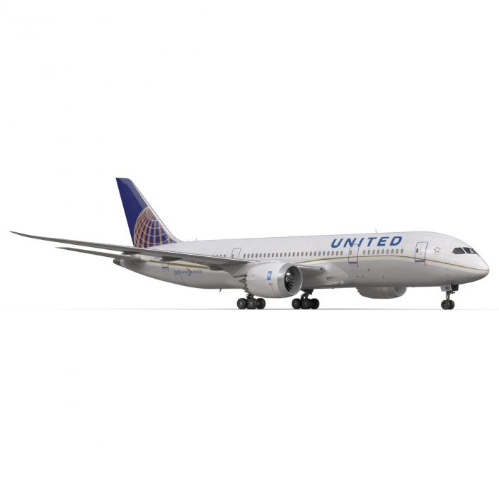 3D model Boeing 787-8 Dreamliner United