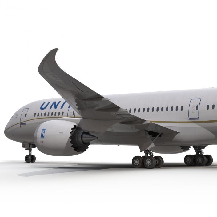 3D model Boeing 787-8 Dreamliner United