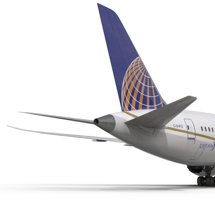 3D model Boeing 787-8 Dreamliner United