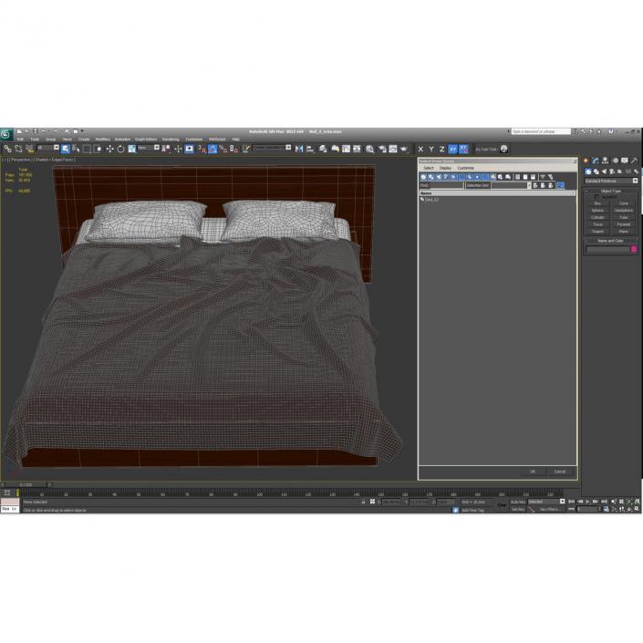 Bed 2 3D model