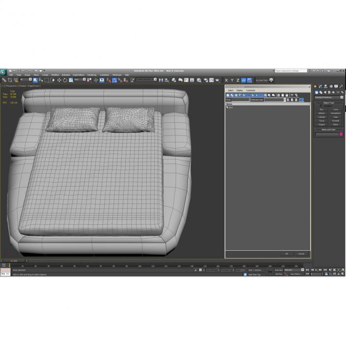 Bed 4 3D model