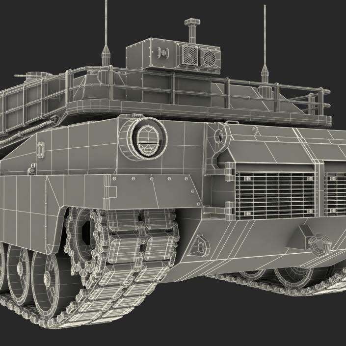 M1 Abrams 3D model