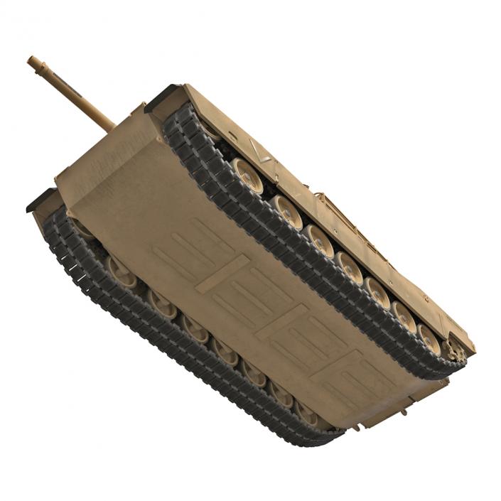 3D M1 Abrams 2 Rigged model