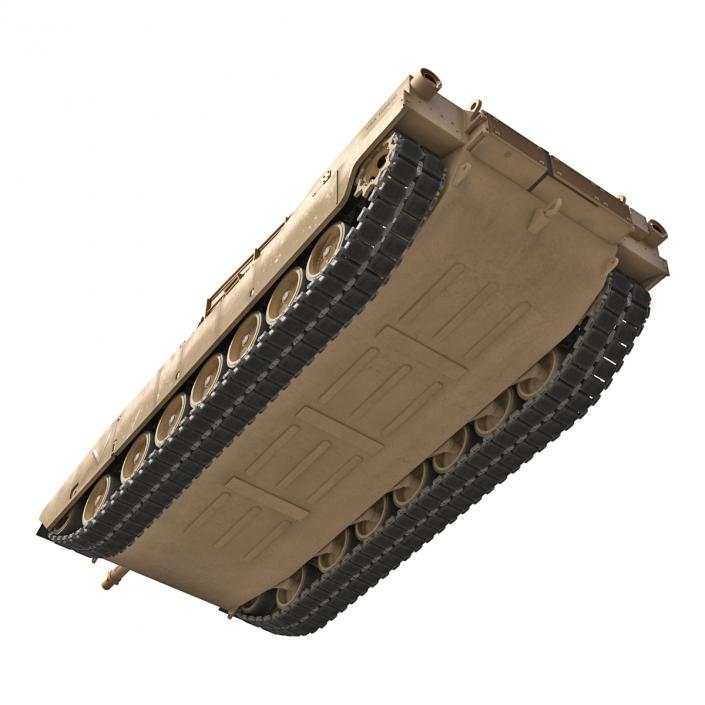 3D M1 Abrams 2 Rigged model