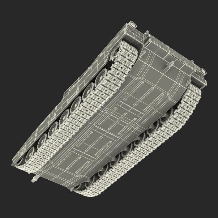 3D M1 Abrams 2 Rigged model