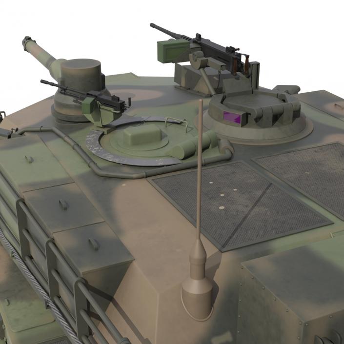 3D M1 Abrams Rigged