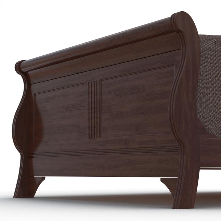 Mahogany Bed 3 3D model