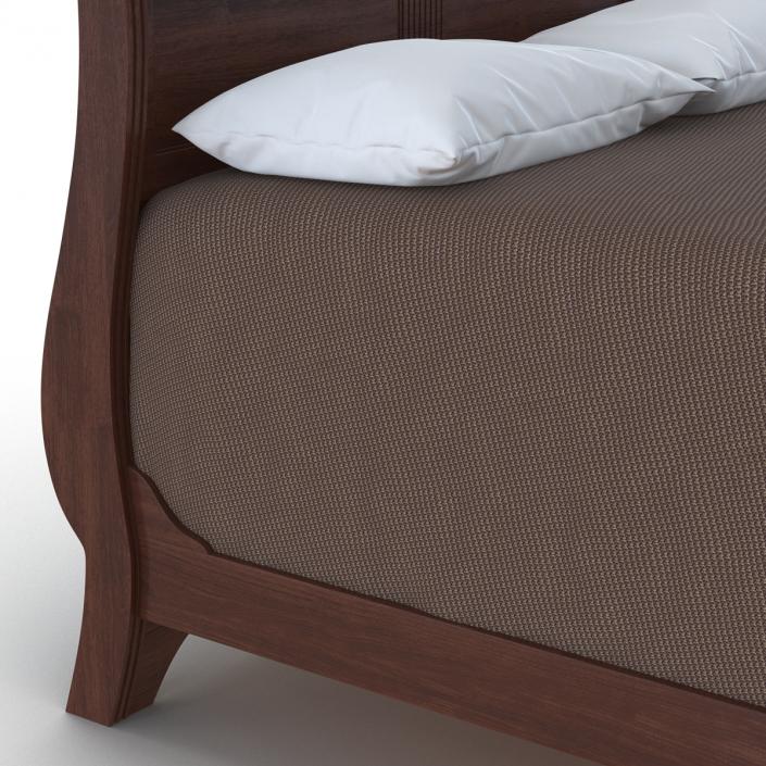 Mahogany Bed 3 3D model