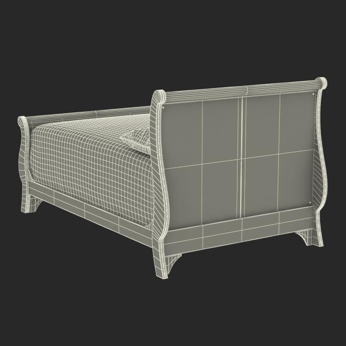 Mahogany Bed 3 3D model