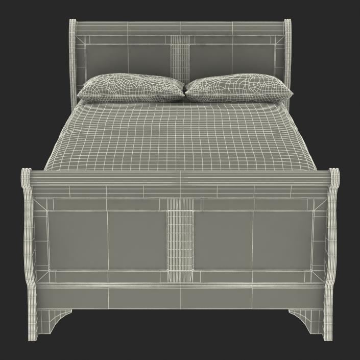 Mahogany Bed 3 3D model