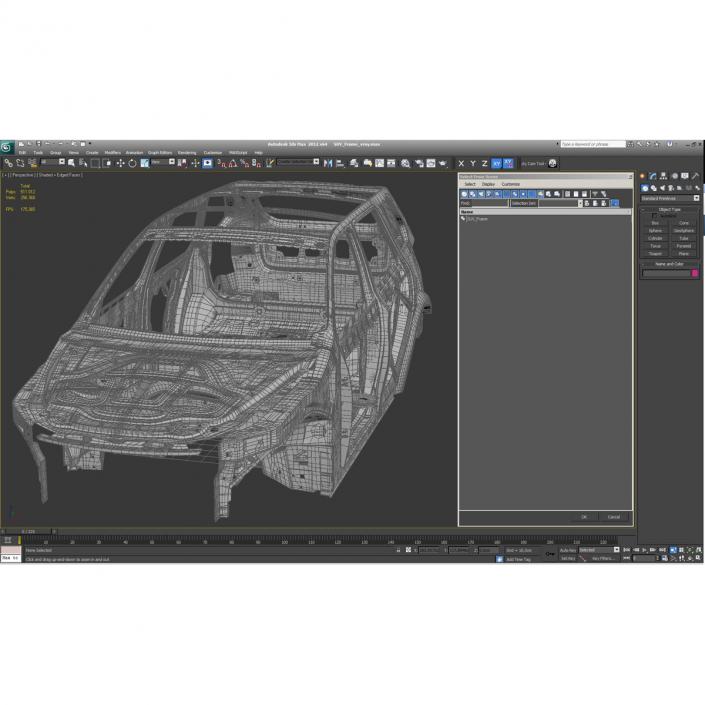 SUV Frame 3D model