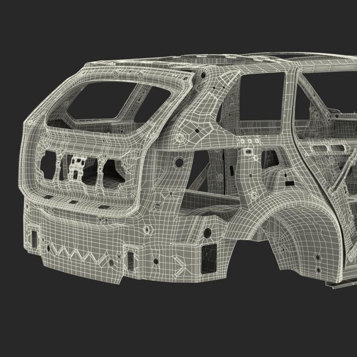 SUV Frame 3D model