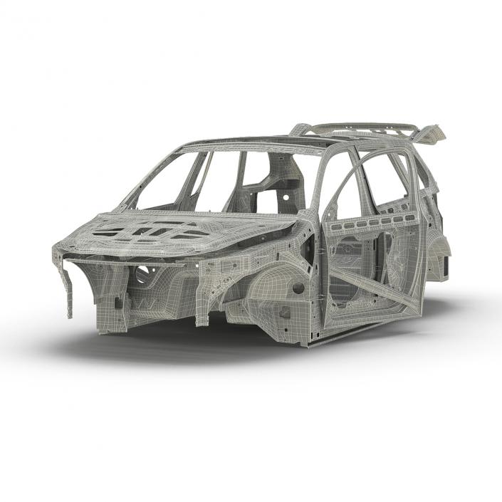 3D SUV Frame Rigged