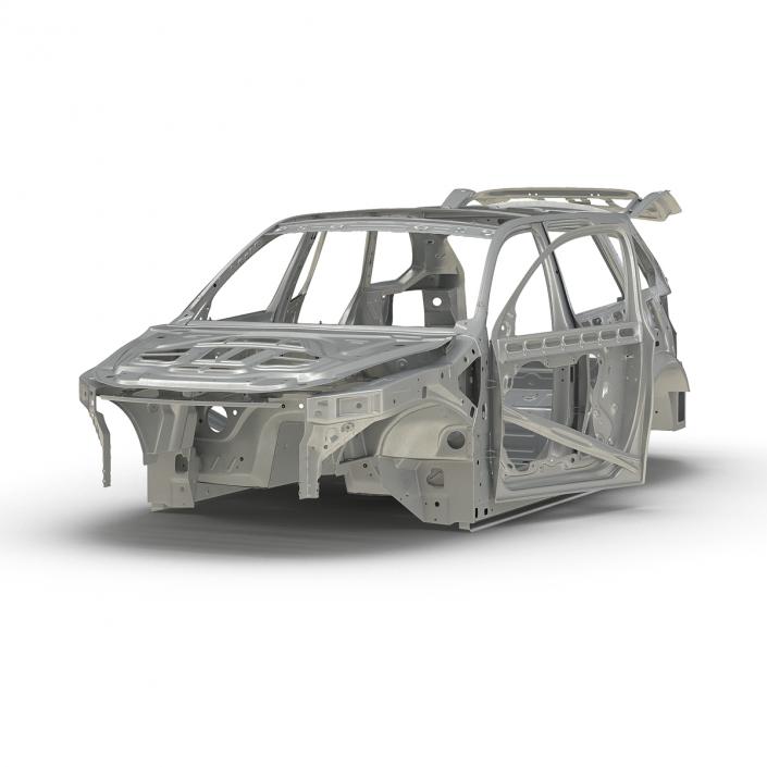 3D SUV Frame Rigged