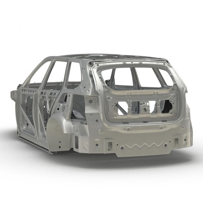 3D SUV Frame Rigged