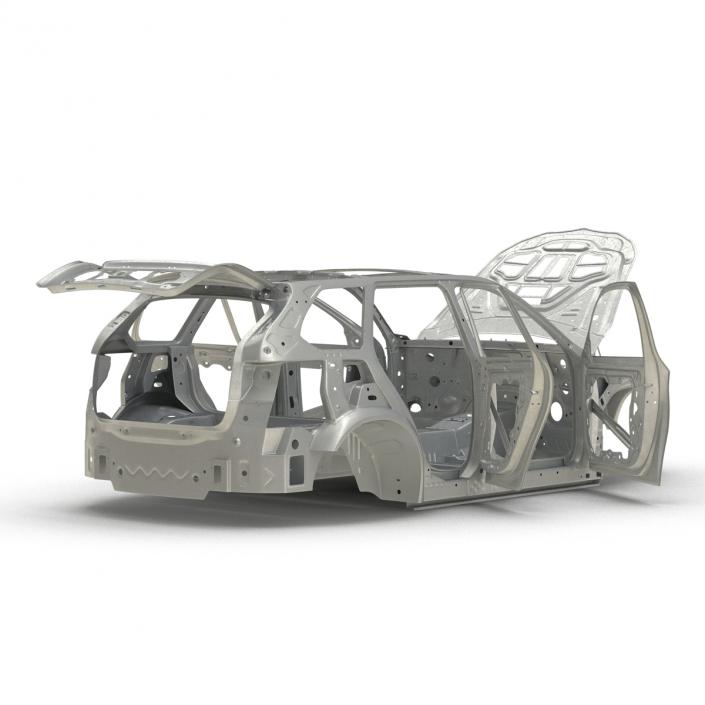 3D SUV Frame Rigged