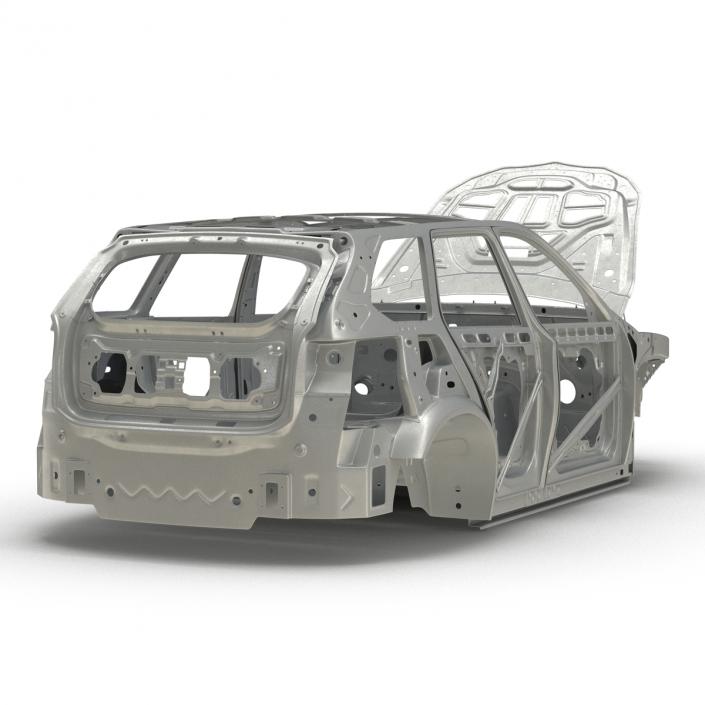 3D SUV Frame Rigged