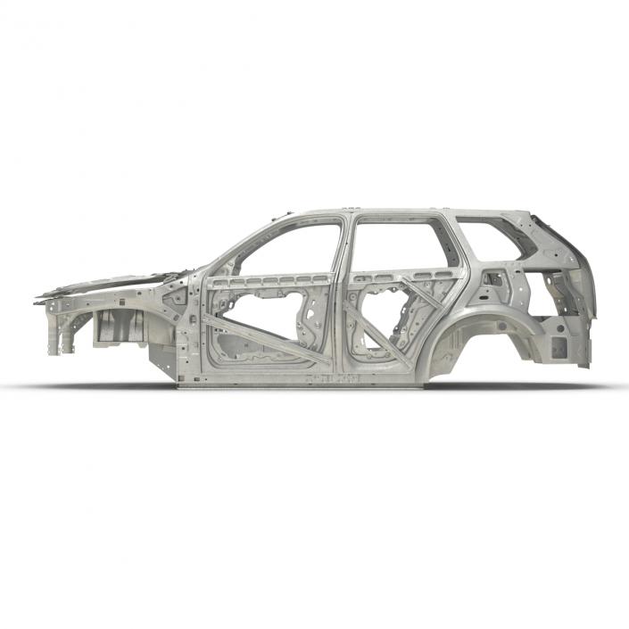 3D SUV Frame Rigged