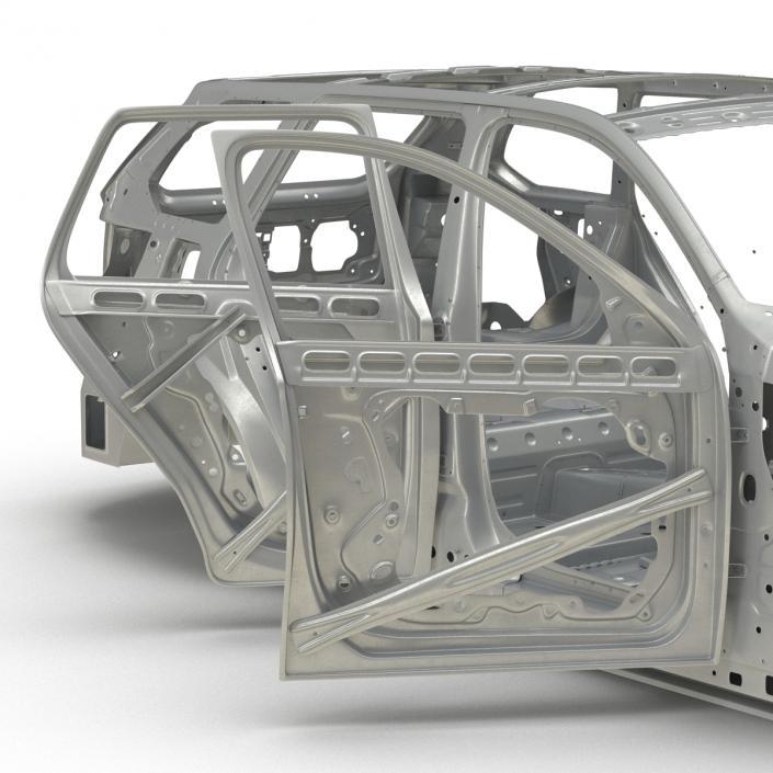 3D SUV Frame Rigged