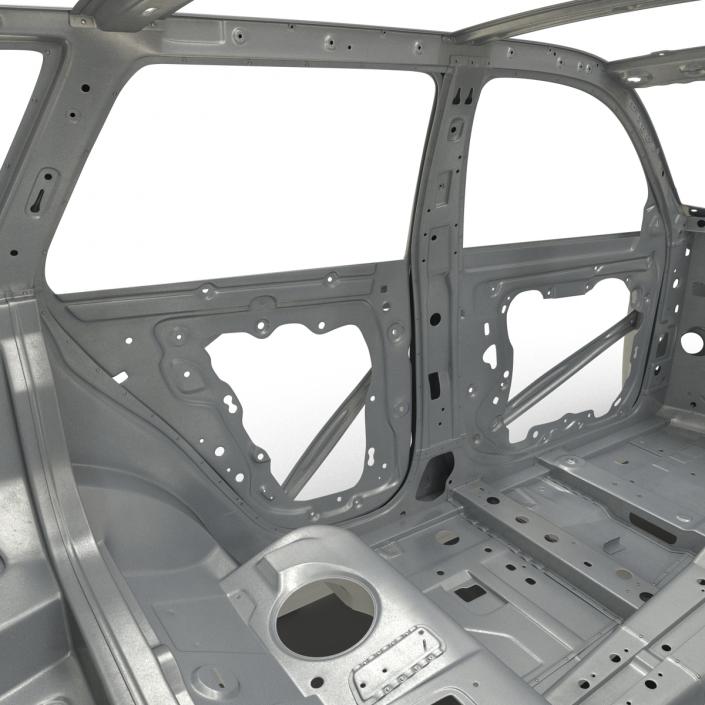 3D SUV Frame Rigged