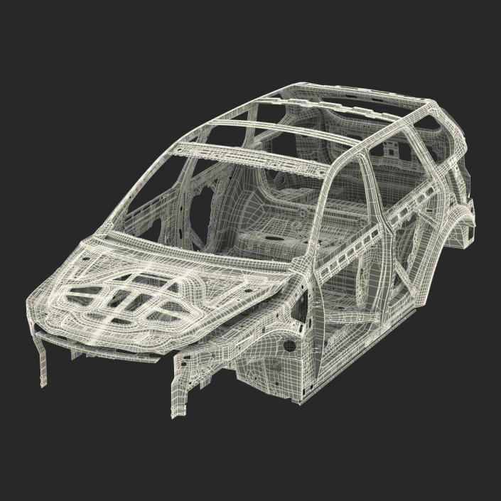 3D SUV Frame Rigged