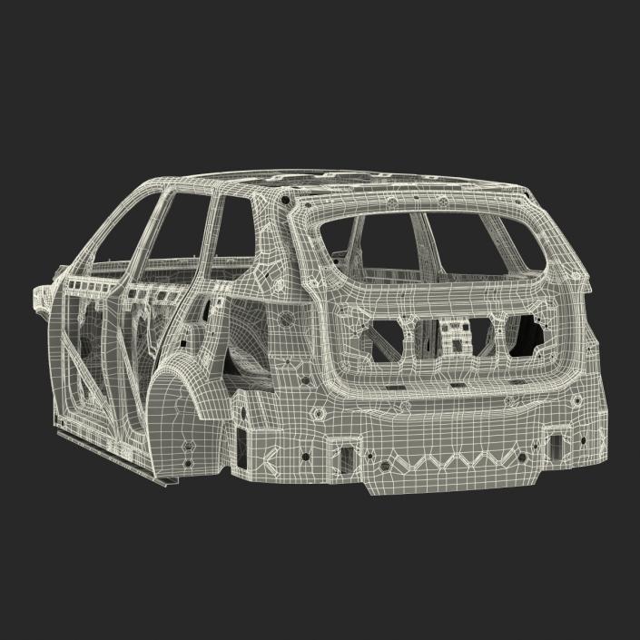 3D SUV Frame Rigged