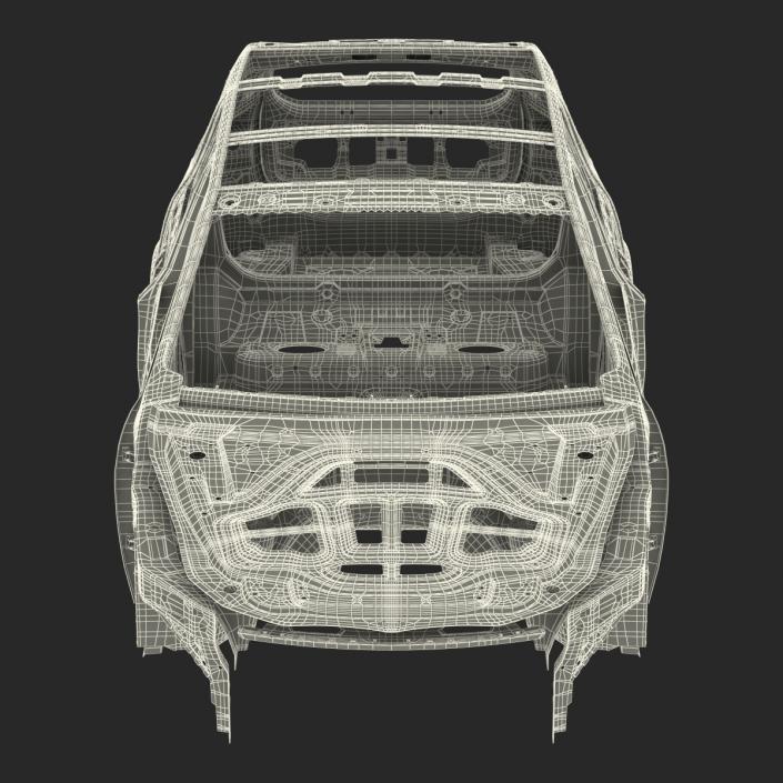 3D SUV Frame Rigged