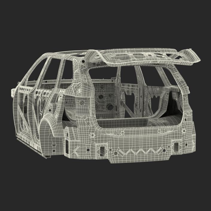 3D SUV Frame Rigged