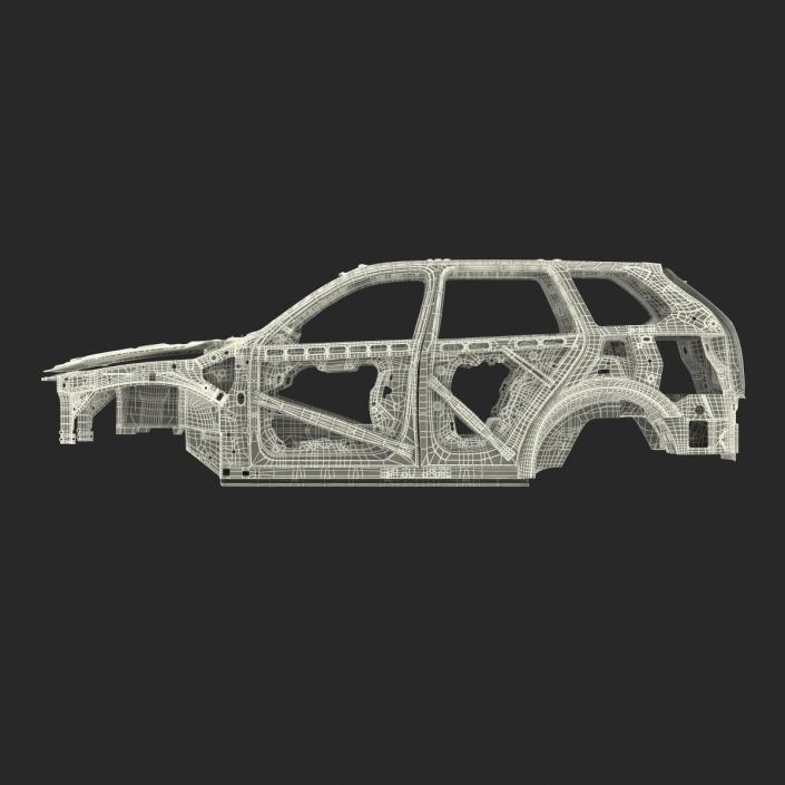 3D SUV Frame Rigged