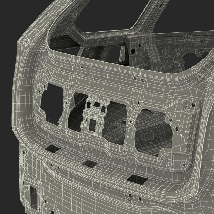 3D SUV Frame Rigged