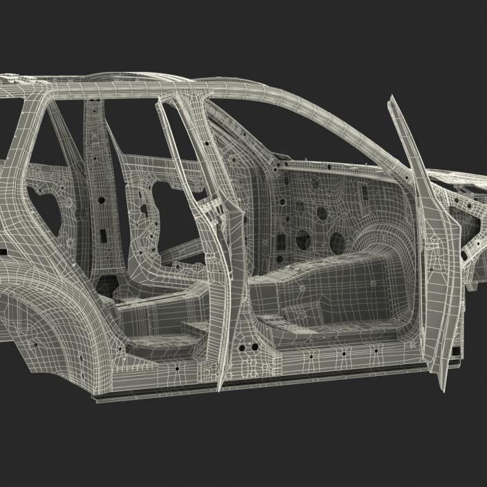 3D SUV Frame Rigged