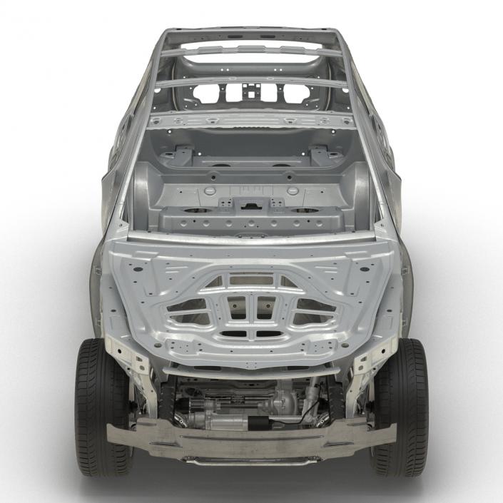 SUV Frame with Chassis 3D