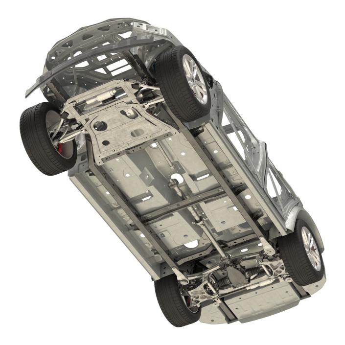 SUV Frame with Chassis 3D