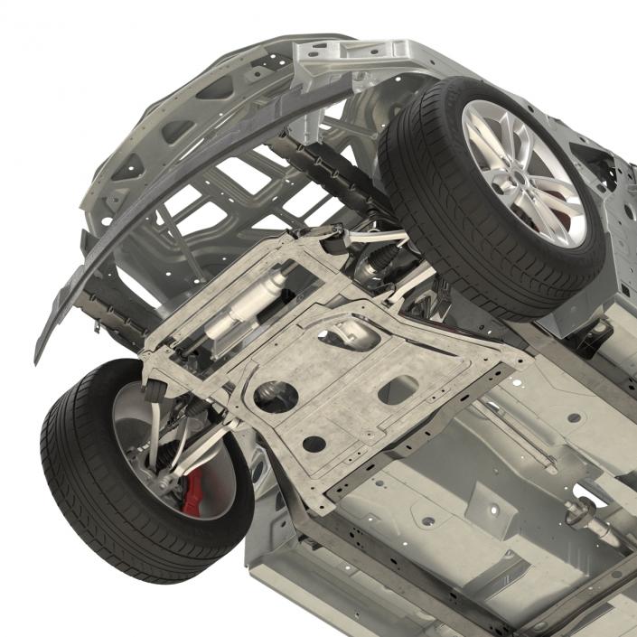 SUV Frame with Chassis 3D